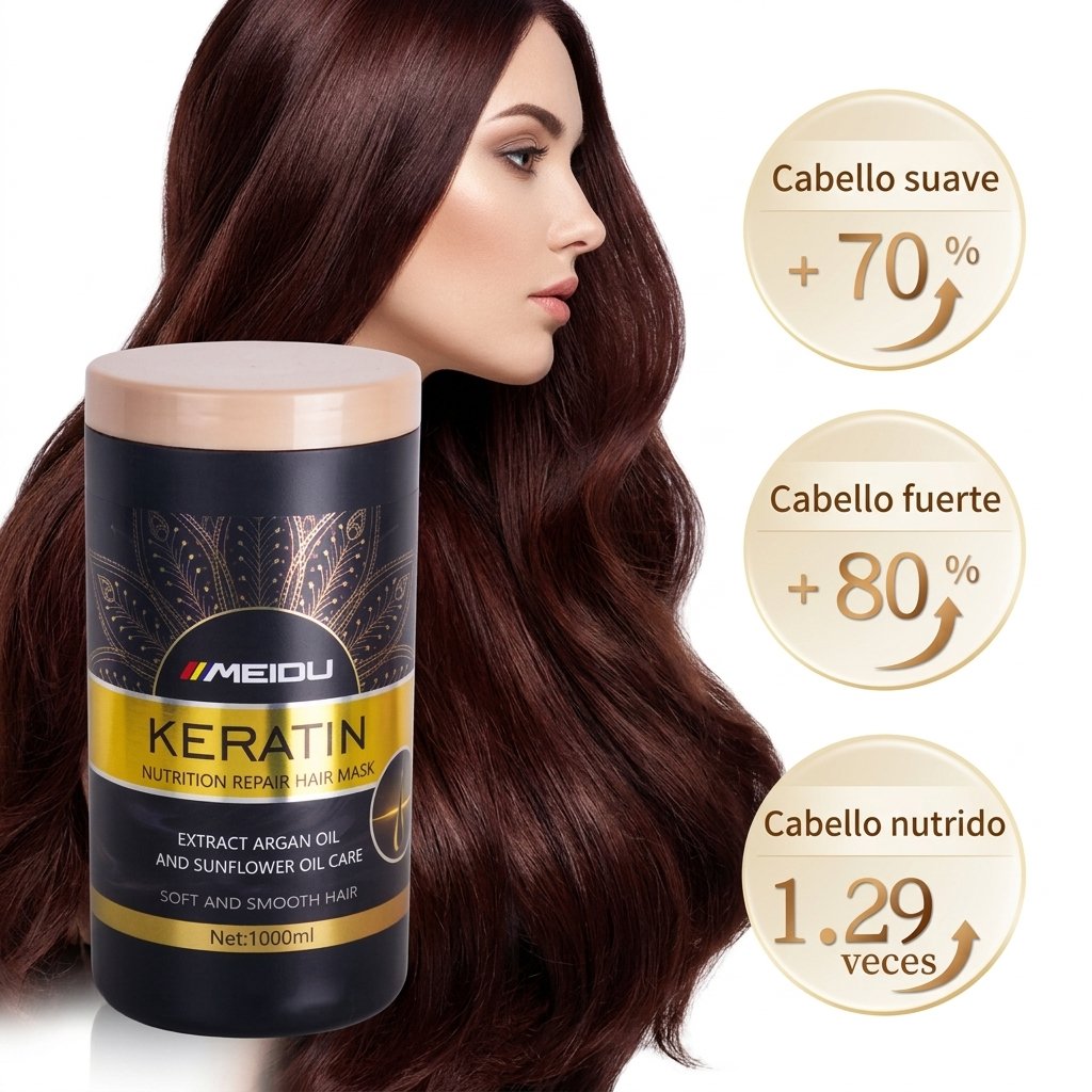 Mascarilla de Keratina 1000ML Meidú