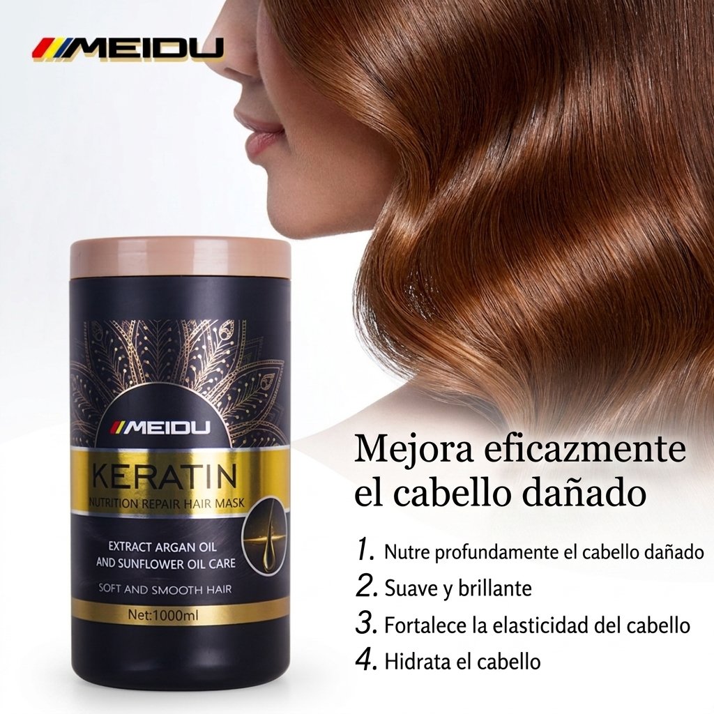 Mascarilla de Keratina 1000ML Meidú
