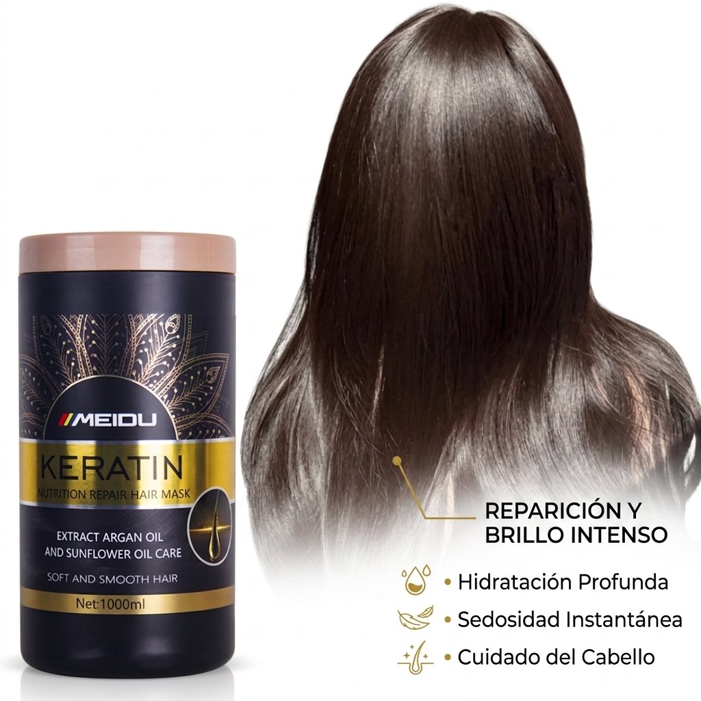 Mascarilla de Keratina 1000ML Meidú