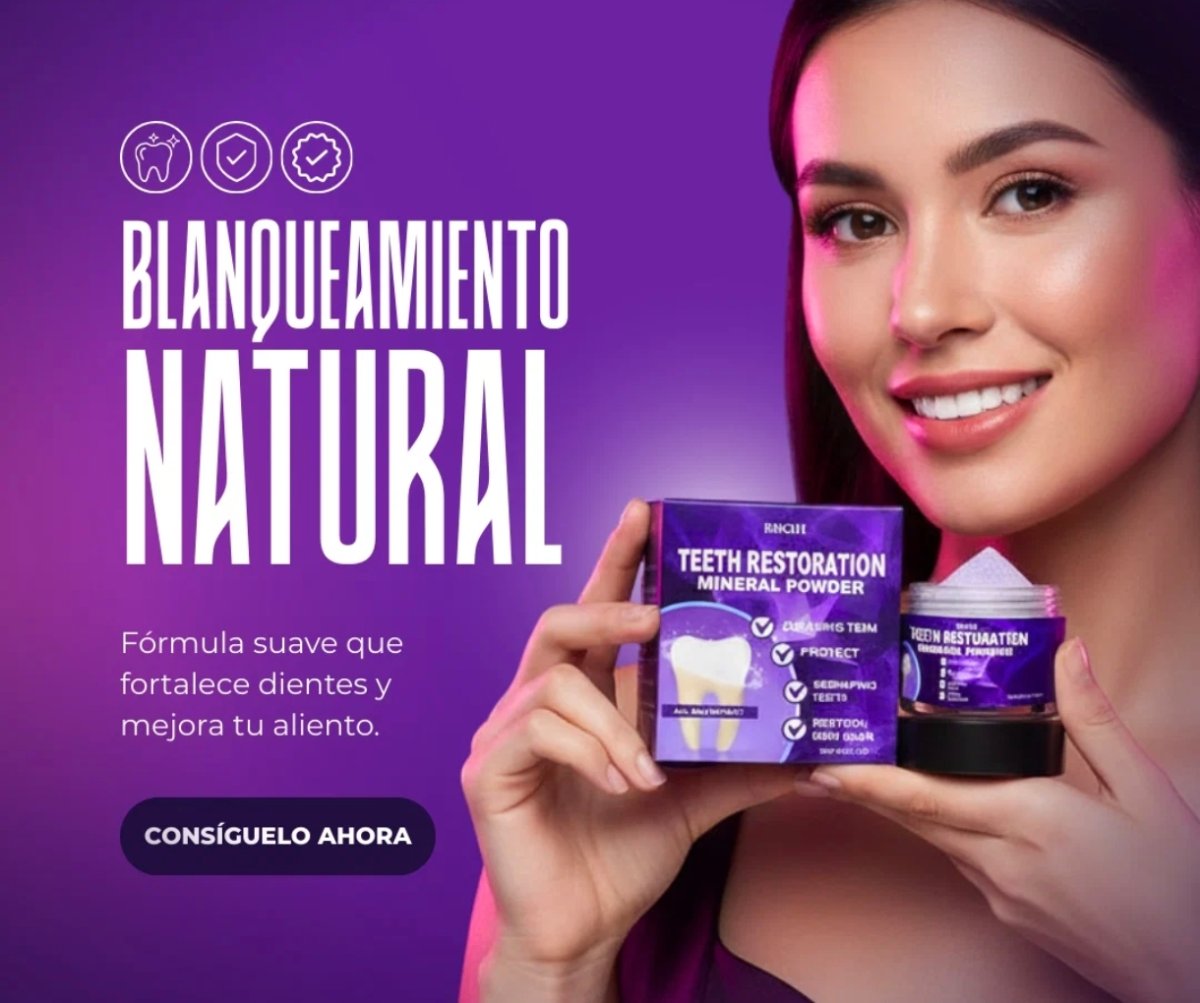 Polvo Blanqueador & Cuidado Dental | Aura Vital Ve